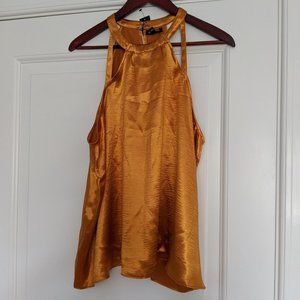 New With Tags- Express Marigold Satin top